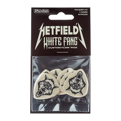 Dunlop Hetfield White Fang 1 14mm Player Pack Dirty Riffs