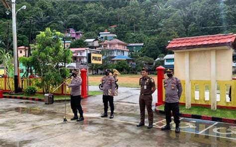 Polsek Siantan Apel Bersama Cabang Kejaksaan Negeri Natuna Di Tarempa