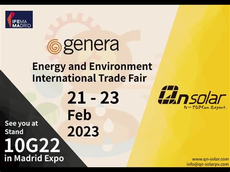 Qn Solar On Linkedin Qn Solar Genera 2023