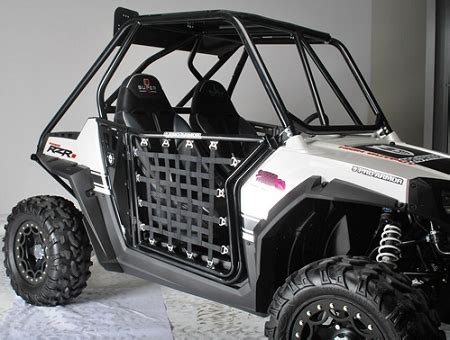 UTV Accessories - Pro Armor Polaris Rzr Black Net Doors