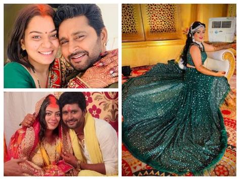 Bhojpuri Nidhi Jha Yash Kumar First Photo After Marriage See Pictures