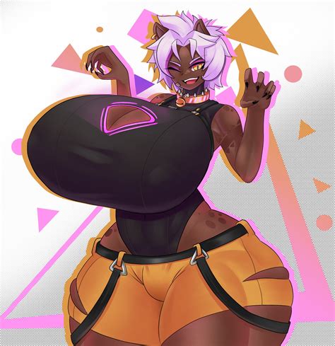 Rule 34 1boy Black Nails Boob Window Busty Boy Collar Cyber Lazu Dark Skinned Femboy Dark