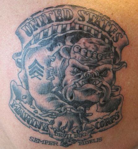 Usmc Devil Dog Tattoo