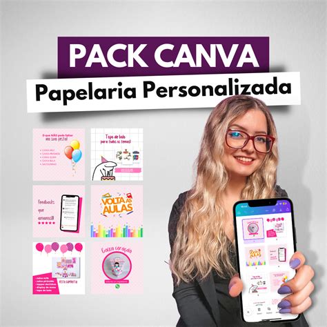 Pack Canva Papelaria Ingrid Vieira Moreira Hotmart