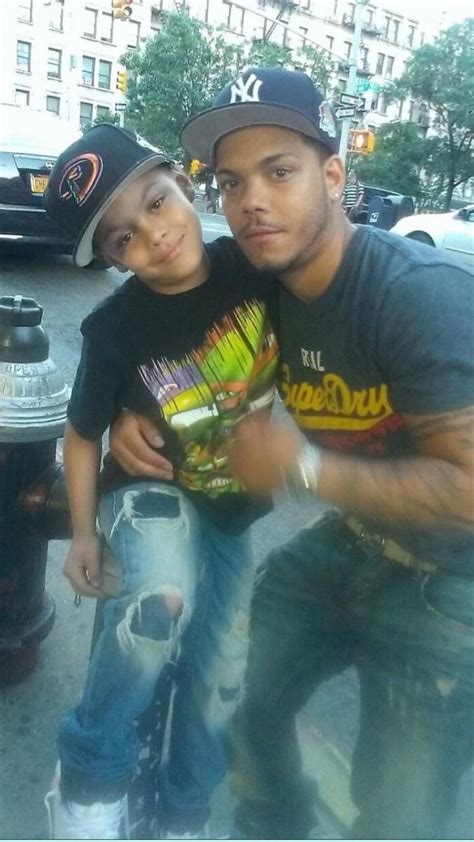 Little Ddot With His Dad The Boy Is Mine Bronx Rappers Cute Rappers