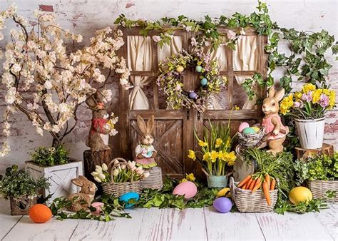 Amazon LYCGS 7X5ft Spring Easter Backdrop Easter Photography