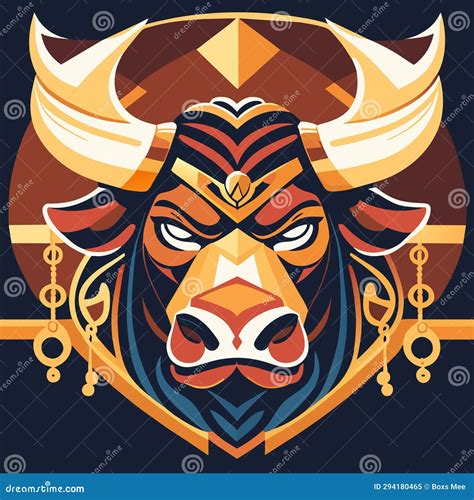 Chinese Zodiac Sign Ox. Astrological Horoscope Symbol Stock Vector ...