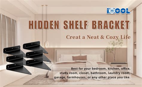 Amazon ICOOL Triangle Shelf Bracket 6 Pack 6 Inch Heavy Duty