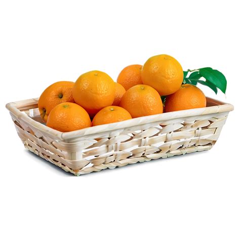 Download Orange Fruit Basket Png Ued69