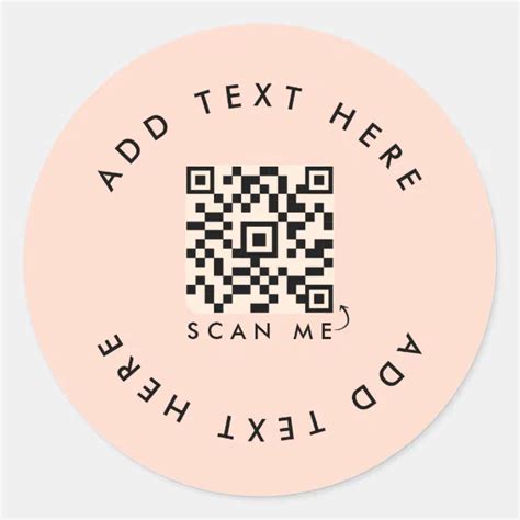 Customize A Qr Code Sticker Zazzle