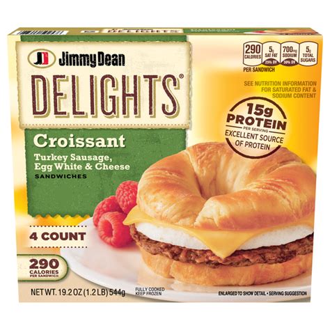 Save on Jimmy Dean Delights Croissant Sandwich Turkey Sausage Egg White ...