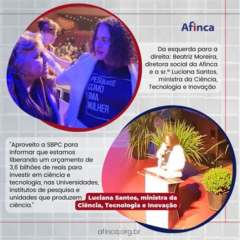 AFINCA PARTICIPA DA 75ª REUNIÃO ANUAL DA SBPC AFINCA