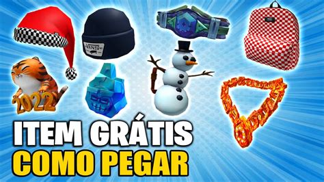 Como Ganhar Os Novos Itens Gratis No Roblox Youtube