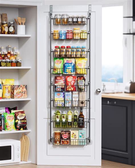 Over The Door Pantry Organizer Metal Pantry Organizers And Storage