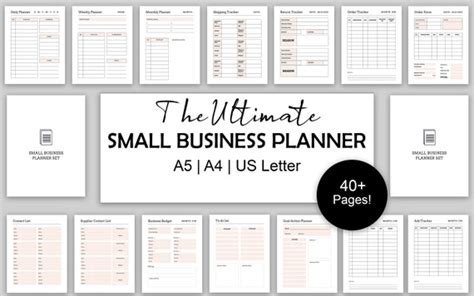 Printable Business Planner Small Business Plan Online Etsy