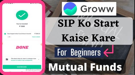 How To Start Sip On Groww App Mutual Fund Sip Kaise Chalu Kare