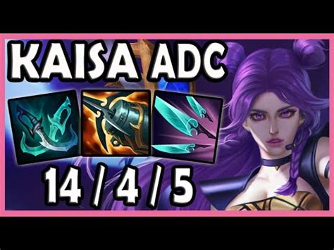 Kaisa Vs Caitlyn Adc Korea Master Patch Youtube