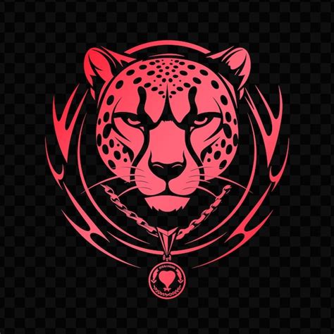 Premium PSD | Swift cheetah animal mascot logo with track and field ...