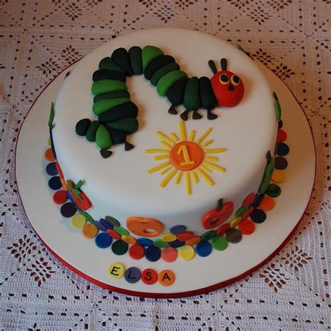 The Very Hungry Caterpillar Decorated Cake By The Sweet CakesDecor