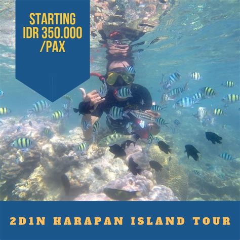 Jual Paket Wisata Pulau Harapan 2 Hari 1 Malam Pulau Seribu Shopee