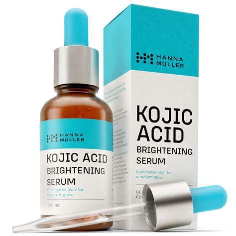 Kojic Acid Serum For Face 2 Pure Kojic Acid With Ferulic Acid Aloe Vera Vitamin E Skin