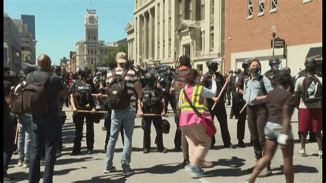 Louisville BLM protesters and counter-protesters march | WKRC