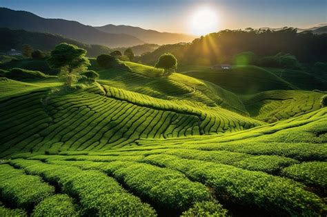 Premium AI Image | rice terraces in china