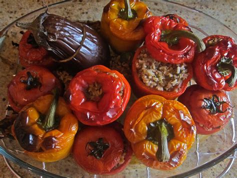 Stuffed Vegetables Yummy Stuffed Peppers Yummy Vegetables Food