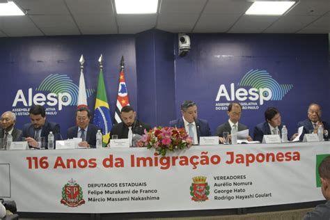 Ato Solene na Alesp homenageia os 116 Anos da Imigração Japonesa no