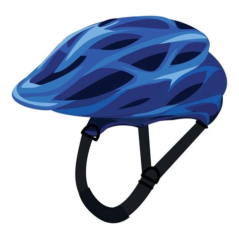 Bike Helmet Icon Cartoon Vector Bicycle Equipment Vector Art