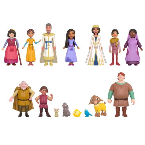 Disney Wish Kingdom Of Rosas Character Set Mattel