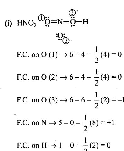 Write lewis structure of the following compounds and show formal charge ...