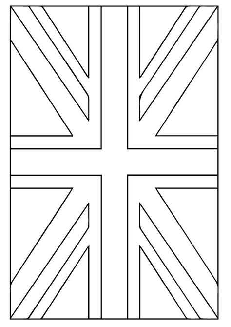 United Kingdom Flag Flag Coloring Pages American Flag Coloring Page