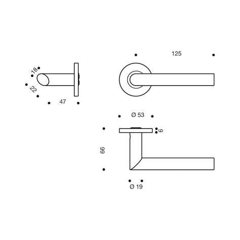 Poignées droite sur rosaces rondes inox profil ovale Ovalis