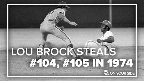 St Louis Cardinals Legend Lou Brock Talks About Breaking The Single