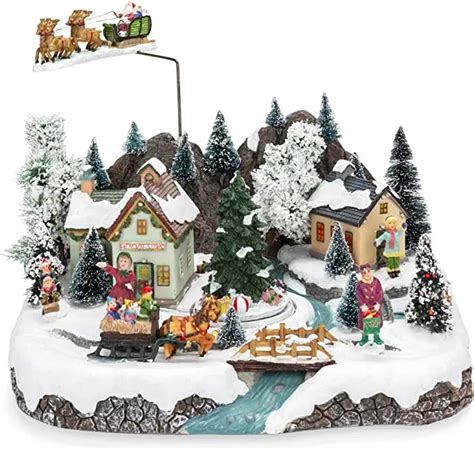 Best Choice Products Animated Musical Pre Lit Tabletop Christmas