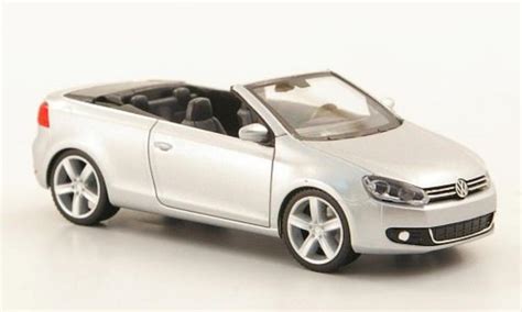 Miniature Volkswagen Golf Vi Herpa Vi Cabrio Grise Voiture