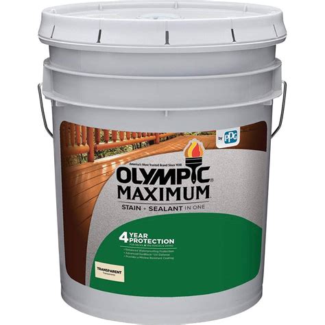 Olympic Stain Maximum Wood Stain And Sealer Gallons