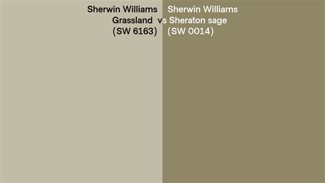 Sherwin Williams Grassland Vs Sheraton Sage Side By Side Comparison