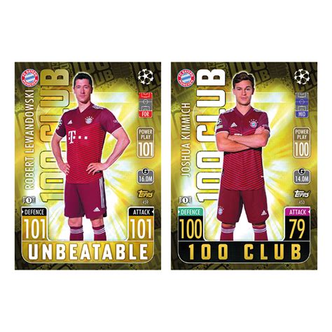 Last Chance To Buy Match Attax 20212022 100 Club Cards