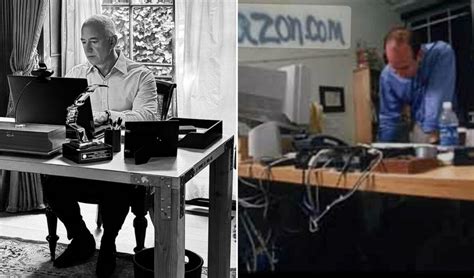 Doting fiancée Lauren Sanchez captured Jeff Bezos at his desk, a door ...