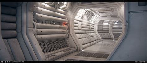 ArtStation - ALIEN - The Nostromo Fan Art, Ian Stewart | Scifi interior ...