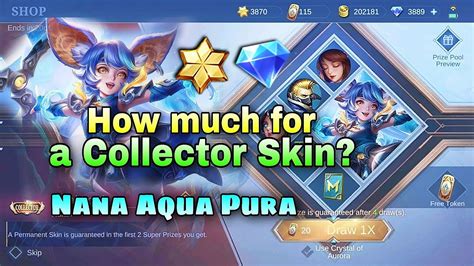 Collector Skin At Low Cost How Nana Aqua Pura Draw Youtube