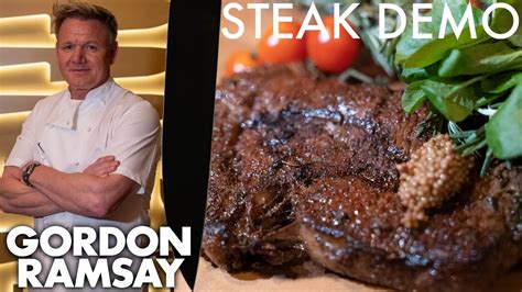 Gordon Ramsay Shows a NFL Star How To Make The Perfect Ribeye