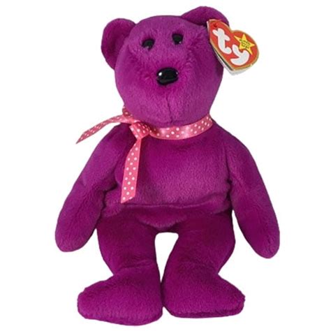 TY Beanie Baby MAGENTA II The Teddy Bear 8 Inch 2023 Release