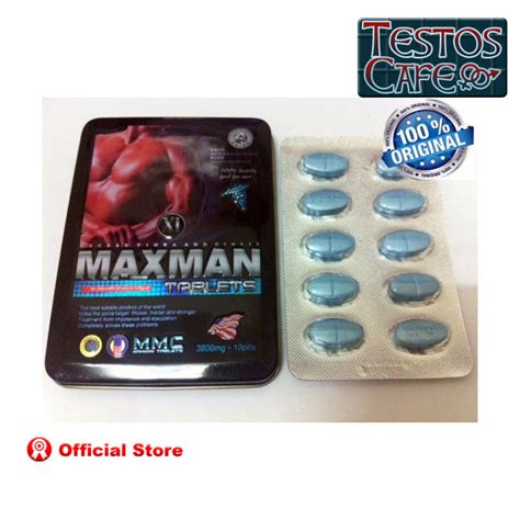 Authentic Maxmen Original Usablue Male Sex Enhancer Hard Rock Robust Booster Discreet Packaging