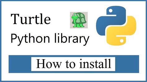 How To Install Turtle Python Library On Windows 10 11 Youtube