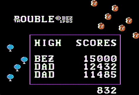 Screenshot of Double Trouble (Apple II, 1983) - MobyGames