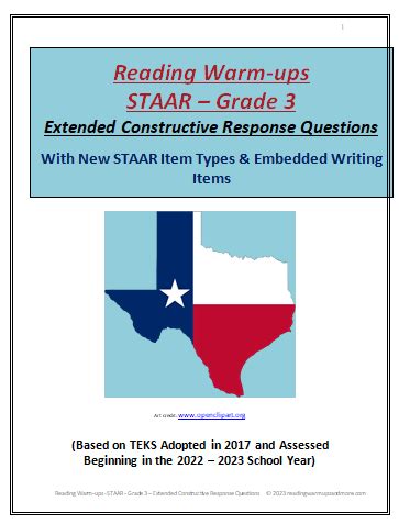 Bundle - Reading Warm-ups - STAAR - Extended Constructive Response ...