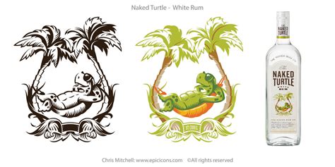 The Naked Turtle White Rum Logo Brand Icon Epicicons